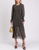 TOPSHOP Midi Flared Dress Size UK 8 Paisley gallery photo number 2