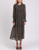 TOPSHOP Midi Flared Dress Size UK 8 Paisley gallery photo number 4