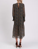 TOPSHOP Midi Flared Dress Size UK 8 Paisley gallery photo number 6