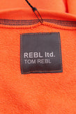 RRP €245 TOM REBL Sweatshirt Size XL Coated Front Round Neck Made in Italy gallery photo number 7