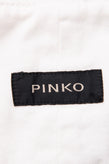 RRP€185 PINKO NEW CARA 1 Pleated Trousers W30 White Carrot Fit Made in Italy gallery photo number 8