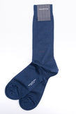 RRP€87 ZEGNA 3 PACK Everyday Mid Calf Socks Triple X One Size Blue Made in Italy gallery photo number 2