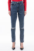 8 Jeans W26 Ripped Style Garment Dye Zip Fly gallery photo number 2