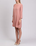 RRP €270 FEMME By MICHELE ROSSI Crepe Sheath Dress Size S Unlined Made in Italy gallery photo number 5