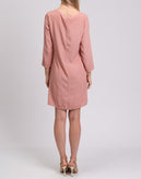 RRP €270 FEMME By MICHELE ROSSI Crepe Sheath Dress Size S Unlined Made in Italy gallery photo number 6