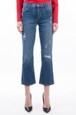 RRP €280 CURRENT/ELLIOTT Kick Jeans W28 Stretch Ripped Faded Cropped Relaxed Fit gallery photo number 2