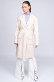 8 Wrap Trench Coat US10 IT46 RRP €215 Beige Belted gallery photo number 1