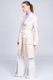 8 Wrap Trench Coat US10 IT46 RRP €215 Beige Belted gallery photo number 4