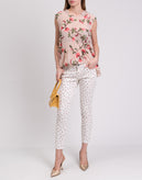 RRP €235 CURRENT/ELLIOTT Jeans W29 Stretch Distressed Floral Skinny Made in USA gallery photo number 1