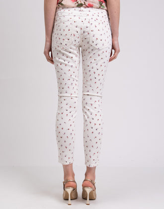 RRP €235 CURRENT/ELLIOTT Jeans W29 Stretch Distressed Floral Skinny Made in USA gallery photo number 4