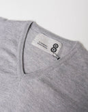 8 Wool Jumper Size XS Melange Effect Thin Crew Neck Made in Italy gallery photo number 7