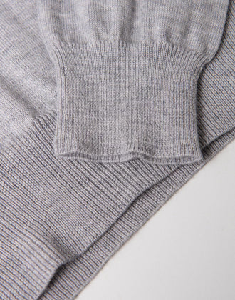 8 Wool Jumper Size XS Melange Effect Thin Crew Neck Made in Italy gallery photo number 8
