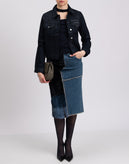 RRP €250 J BRAND Coated Denim Jacket Size S Made in USA gallery photo number 1