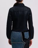RRP €250 J BRAND Coated Denim Jacket Size S Made in USA gallery photo number 6