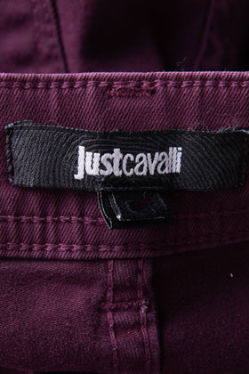 RRP €215 JUST CAVALLI Jeans W26 Stretch Garment Dye Metal Logo Skinny Leg gallery photo number 10