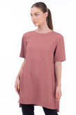 RRP €320 ANTONELLI FIRENZE Top Blouse Size IT 42 / S Longline Keyhole Slit Hem gallery photo number 4