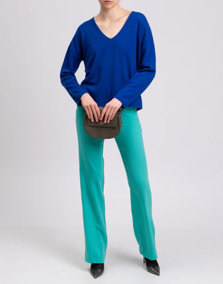RRP€135 MARCIANO GUESS Trousers Size IT 42 High Waist Straight Leg