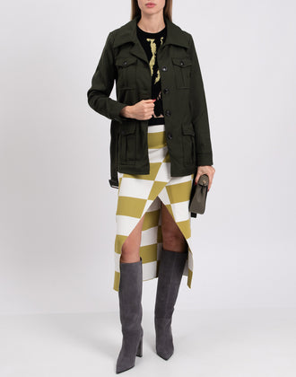 RRP €120 8 Safari Jacket Size IT 40 Fully Lined Belted gallery photo number 1