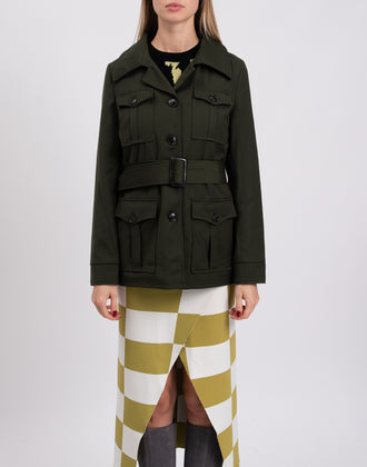 RRP €120 8 Safari Jacket Size IT 40 Fully Lined Belted gallery photo number 4