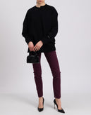 RRP €215 JUST CAVALLI Jeans W26 Stretch Garment Dye Metal Logo Skinny Leg gallery photo number 3
