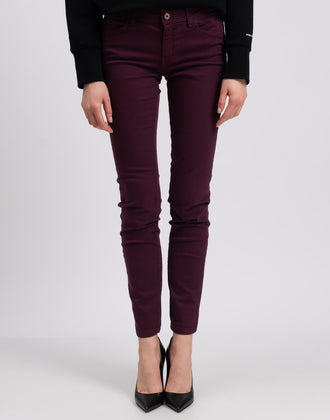 RRP €215 JUST CAVALLI Jeans W26 Stretch Garment Dye Metal Logo Skinny Leg gallery photo number 4