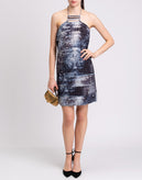 RRP €350 ERMANNO ERMANNO SCERVINO Sheath Dress Size IT 42 / S-M Halterneck gallery photo number 3