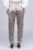 RRP €330 FORTE_FORTE Jacquard Satin Trousers Size 1 / S Floral Elasticated Waist gallery photo number 5