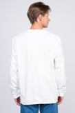 GAZZARRINI Sweatshirt Size XL Coated Logo Front Long Sleeve Crew Neck Pullover gallery photo number 3