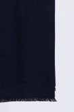 CHURCH'S Wool Long Scarf RRP$310 Logo Jacquard Frayed Edges Made in Italy gallery photo number 7
