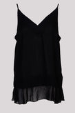 RRP €145 BY MALENE BIRGER Crepe Cami Top Size EU 38 / M Black See Through gallery photo number 1