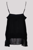 RRP €145 BY MALENE BIRGER Crepe Cami Top Size EU 38 / M Black See Through gallery photo number 2