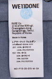 RRP €515 WE11DONE Glitter Sky Trousers Size S Stretch Partly See Through Zipped gallery photo number 7