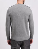 8  Jumper Size S Wool Blend Plaid Pattern Melange Long Sleeve Crew Neck gallery photo number 6