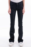 RRP €175 8 Jeans W26 Stretch Logo Patch Zip Fly Bootcut Fit Made in Italy gallery photo number 2