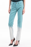 RRP €250 JUST CAVALLI Jeans W27 Stretch Light Crumpled Dip Dye Zip Fly Slim Fit gallery photo number 2