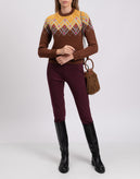 RRP €125 8 Jumper Size XS Wool Blend Geometric Pattern gallery photo number 3