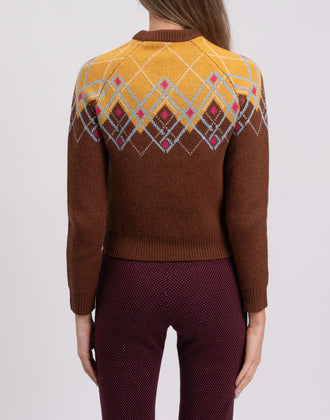 RRP €125 8 Jumper Size XS Wool Blend Geometric Pattern gallery photo number 6