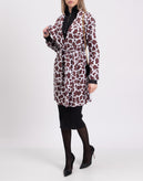 RRP €180 LA FILLE DES FLEURS Trench Coat Size S Giraffe Pattern Made in Italy gallery photo number 3