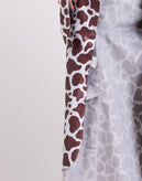 RRP €180 LA FILLE DES FLEURS Trench Coat Size S Giraffe Pattern Made in Italy gallery photo number 7