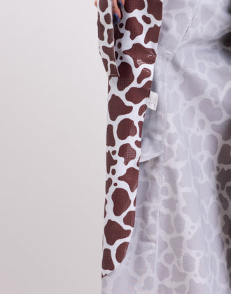 RRP €180 LA FILLE DES FLEURS Trench Coat Size S Giraffe Pattern Made in Italy gallery photo number 7