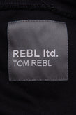 RRP €245 TOM REBL Hoodie Size S Black Coated Alien Saint Mary Made in Italy gallery photo number 7