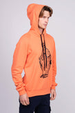 RRP €245 TOM REBL Hoodie Size XXL Coated Front Pullover Made in Italy gallery photo number 4