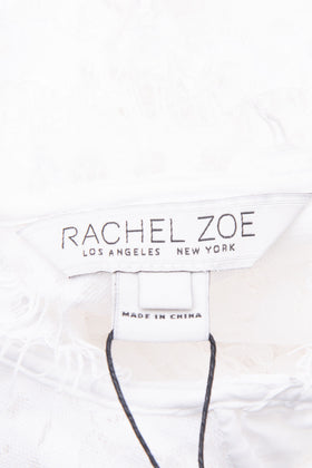 RRP€540 RACHEL ZOE Lace Trumpet Wedding Dress Size US 0 XS Open Back Cap Sleeve gallery photo number 5