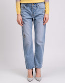 RRP €225 CURRENT/ELLIOTT Unisex Jeans W29 M32 Distressed Faded Embroidered gallery photo number 4