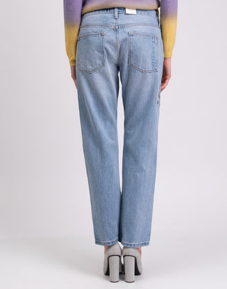 RRP €225 CURRENT/ELLIOTT Unisex Jeans W29 M32 Distressed Faded Embroidered gallery photo number 6