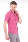 RRP €205 HACKETT Linen Shirt Size S Garment Dye Round Hem Spread Collar Slim Fit gallery photo number 5