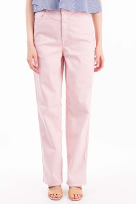 RRP €350 TIBI Denim Carpenter Trousers W30 Stretch Pink Zip Fly Wide Leg gallery photo number 2