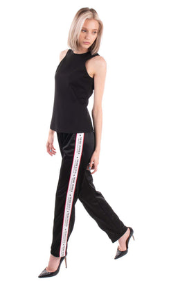 RRP €295 FORTE DEI MARMI COUTURE Track Trousers Size XS Grosgrain Logo Side