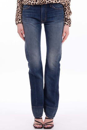 RRP €420 TRE By NATALIE RATABESI Jeans W25 Distressed Faded Straight Made in USA gallery photo number 2