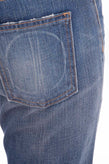 RRP$420 TRE By NATALIE RATABESI Jeans W24 Distressed Faded Straight Made in USA gallery photo number 5